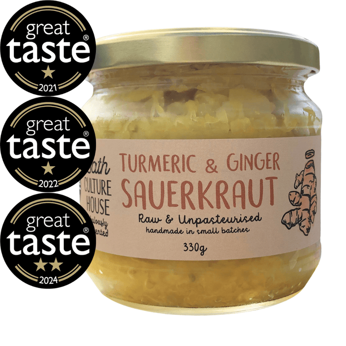 Turmeric & Ginger Sauerkraut 330g