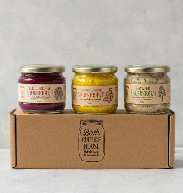 Sauerkraut Trio Gift Box (2 x 350g) + 330g