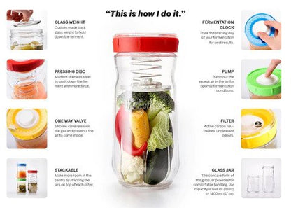 KefirKo Veggie Fermentation Container 1.4L